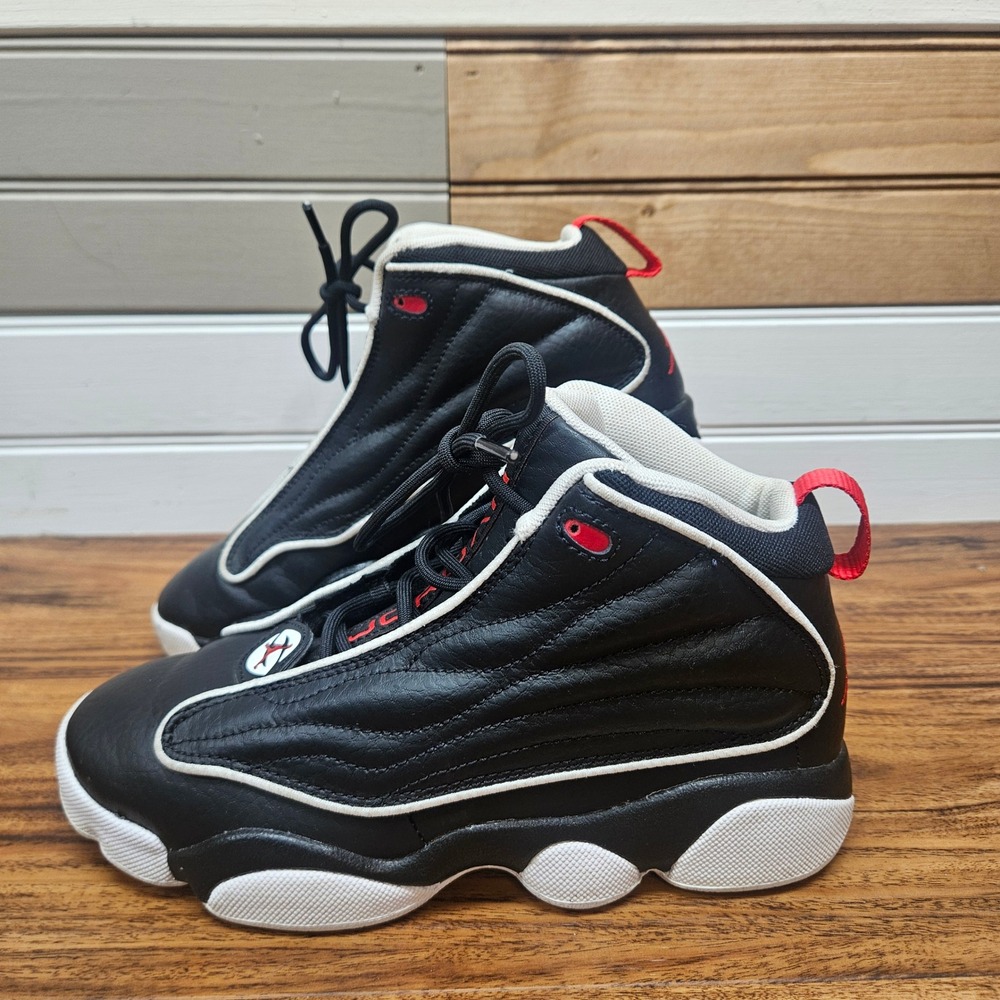 Jordan Pro Strong Kids Black White Red Basketball Shoes DC7909-062 Size 3Y